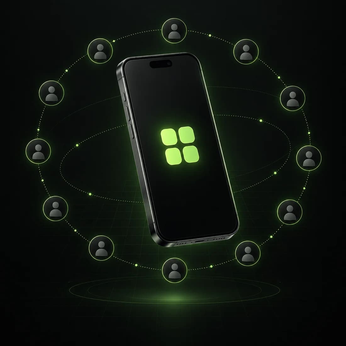 Your Android app · 12 real testers · 14 days